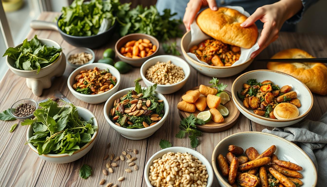 Healthy home cooking bowl